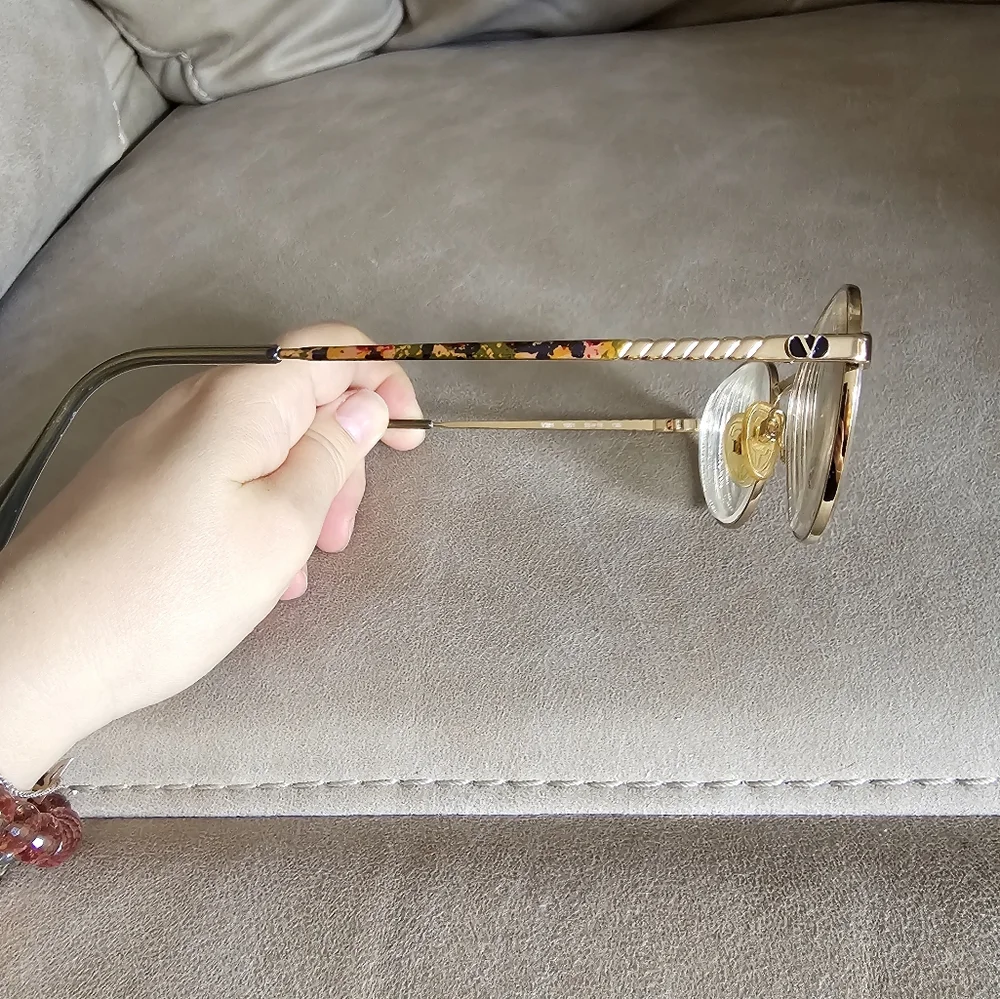 Valentino Elegant Gold Italy Chic‎ Classy Frame Glasses